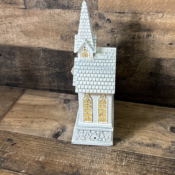 Raz Imports Holiday Water Lanterns Lighted Water Church Snowglobe Silent Night - Picture 4 of 9